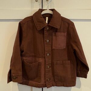 Rylee + Cru Brown Utility Jacket | Size 2–3